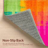Playful Shaggy Rainbow Color Splash(Pink)