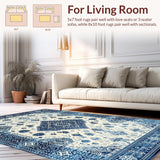 Luxurious Tiled Floral Aesthetic(Blue)