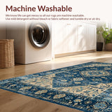 Chic Distressed Geometric Aesthetic(Blue)