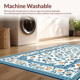 Whimsical Round Flower Design(Blue)