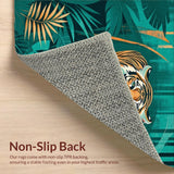 Artistic Abstract Jungle Print(Orange)