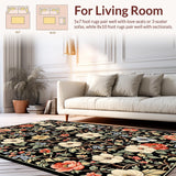 Artistic Abstract Floral Aesthetic(Black)