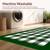 Artful Green and White Tartan Style(Black)