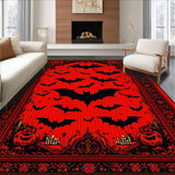 Haunting Monochrome Bat Design(Red)