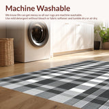 Minimalist Checks with Bold Contrast(Black)