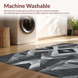 Artful Geometric Contrast Design(Gray)