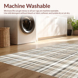 Charming Warm Beige Geometric Touch(Beige)