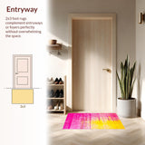 Trendy Plush Abstract Flow(Pink)