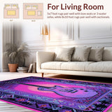 Whimsical Vibrant Music Inspired Design(Purple)