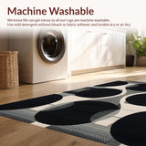 Enchanting Circular Geometric Fusion(Black)