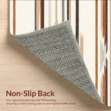 Retro Southwest Patterned with Neutral Stripes and Chevron Accents(Beige)