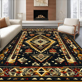Striking Abstract Aztec Aesthetics(Black)