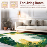 Vibrant Tropical Leaf Motif(Green)
