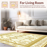 Art Deco Inspired Area Ivory(Beige)