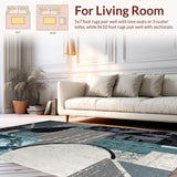 Contemporary Neutral Meditation Space Non Slip(Gray)