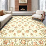 Ornate Beige with Floral Inspired Design(Beige)