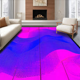 Striking Futuristic Radiant Motif(Pink)