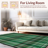 Vibrant Modern Plaid Fusion(Green)