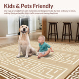 Rustic Earth Toned Ogee Design(Beige)