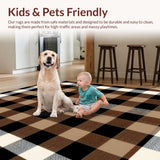 Rustic Earthy Buffalo Check Aesthetic(Beige)