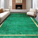 Artful Multicolor Distorted Shapes(Green)