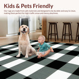 Chic Rustic Checkerboard Style(Black)
