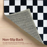 Minimalist Checkered for Pet Friendly Homes(Black)