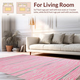 Pastel Pink Striped Elegance(Pink)
