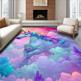 Dreamy Plush Colorful Oasis(Purple)