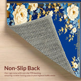 Elegant Bird and Flower Ensemble(Blue)