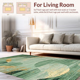 Elegant Textured Geometric Print(Green)