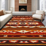 Bold Geometric Vintage Motif(Brown)