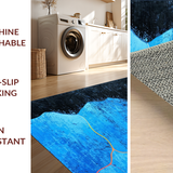 Marbled Texture Coastal Elegance(Blue)