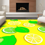 Elegant White Lemon Lattice Style(Yellow)
