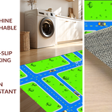 Engaging Educational City Layout Mat(Green)