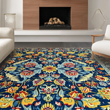 Lively Abstract Paisley Aesthetics(Blue)