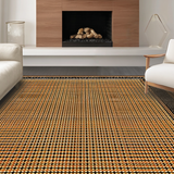 Elegant Earthy Patterned Runner(Black)