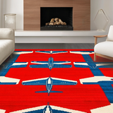 Retro American Flag Motif(Red)