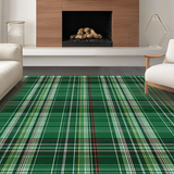 Vibrant Modern Plaid Fusion(Green)