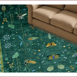 Artful Insect Flora Motif(Green)