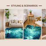Enchanting Illustrated Waterway Theme(Green)