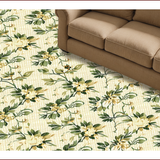 Vintage Floral Farmhouse Area(Beige)