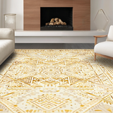 Artisan Crafted Linear Geometric Lines(Beige)