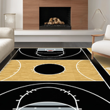 Abstract Athletic Field Motif(Black)
