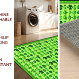 Earthy Tones Irish Heritage Floor Covering(Green)