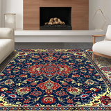 Rustic Vintage Floral Design(Blue)