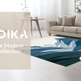 Minimalist Cool Toned Landscape Design(Blue)