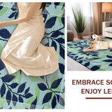 Whimsical Navy Floral Motif(Blue)