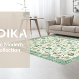 Eclectic Pastel Floral Motif(Beige)