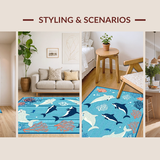 Aquatic Abstract Delight(Blue)